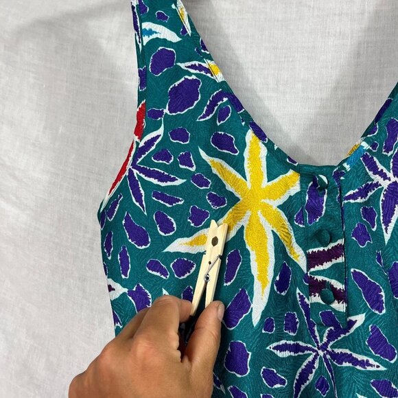 Victorias Secret Gold Label Tropical Sleep Cami Womens S Summer Pajama Tank - Picture 10 of 11